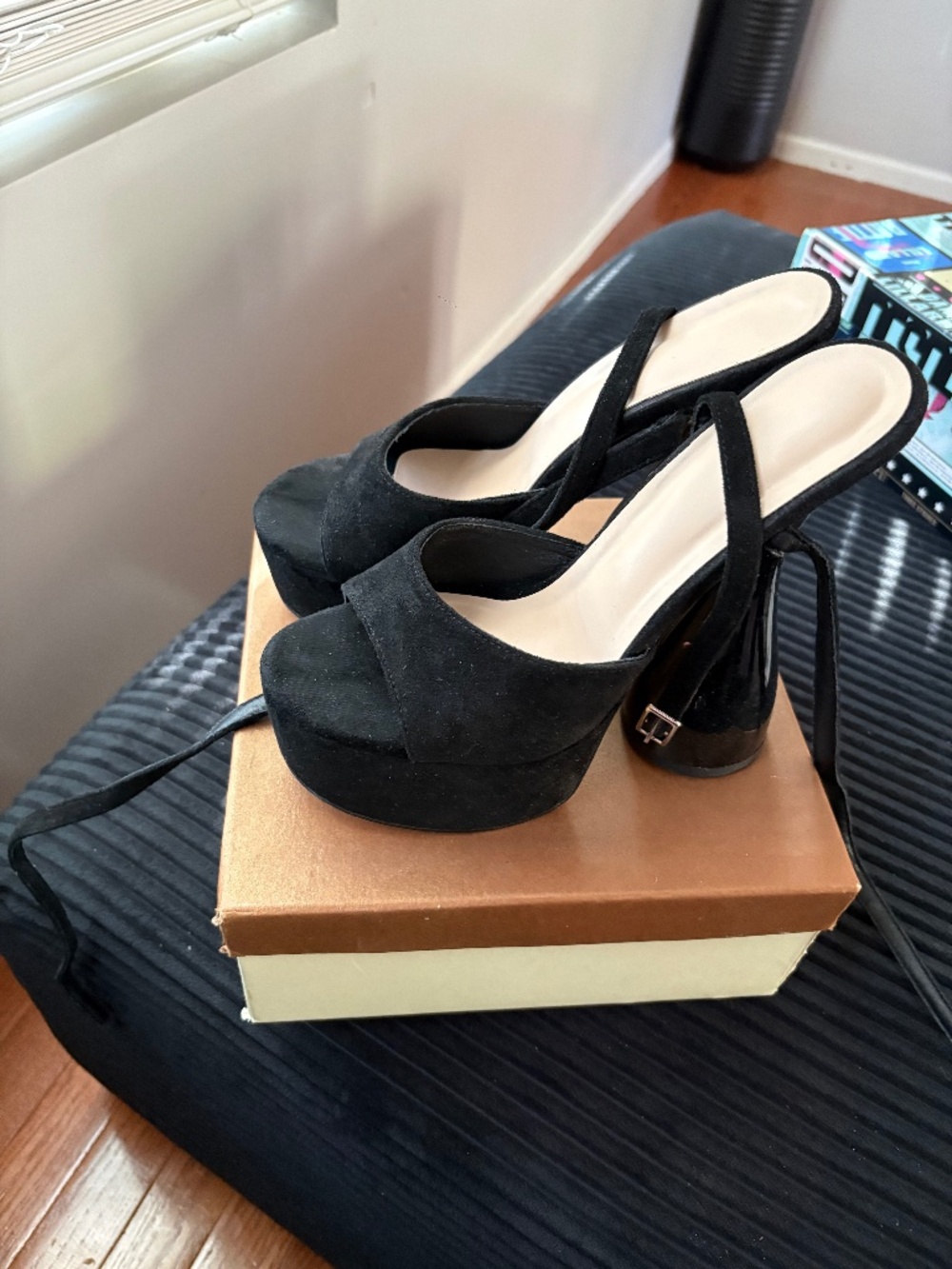 Black heels